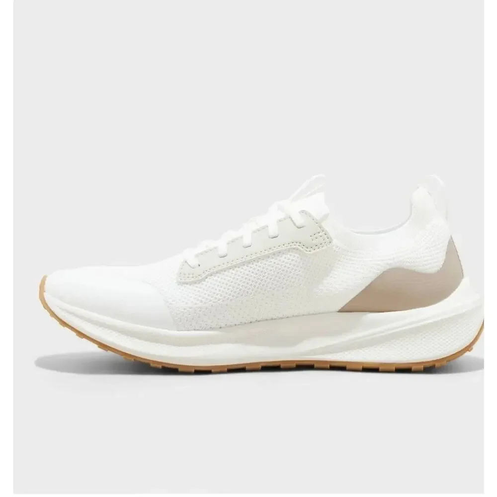 Men Lee Knit Sneakers with Memory Foam Insole - Goodfellow - White